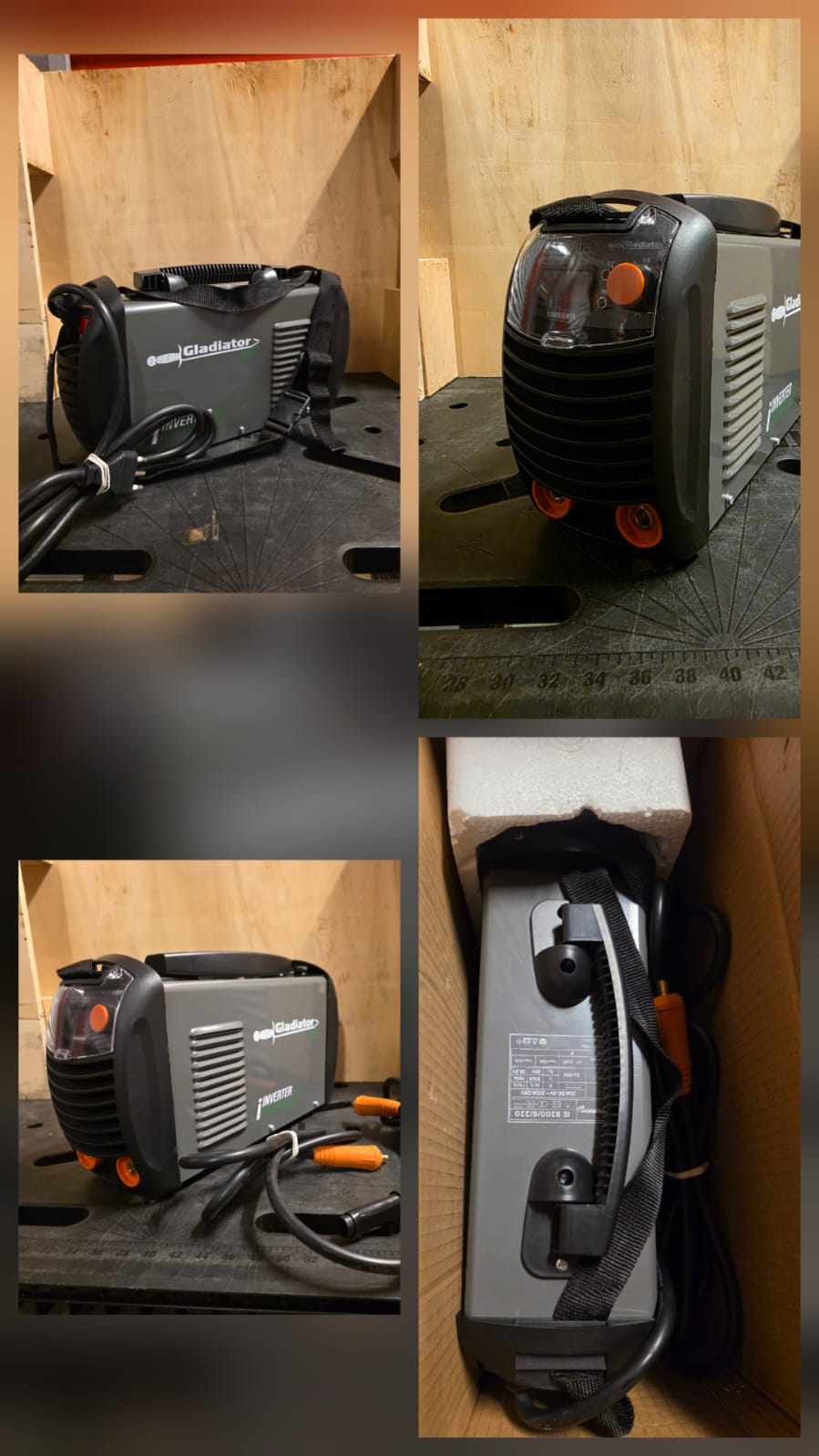 WhatsApp Image 2026-08-24 at 5.09.19 PM Soldadora Arco Manual 200 Amp IE 8200/6/220 Gladiator (Semi Nuevo) - Imagen 4