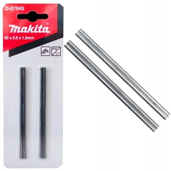 Cuchillas para Cepillo 82mm 2 piezas D-07945 Makita
