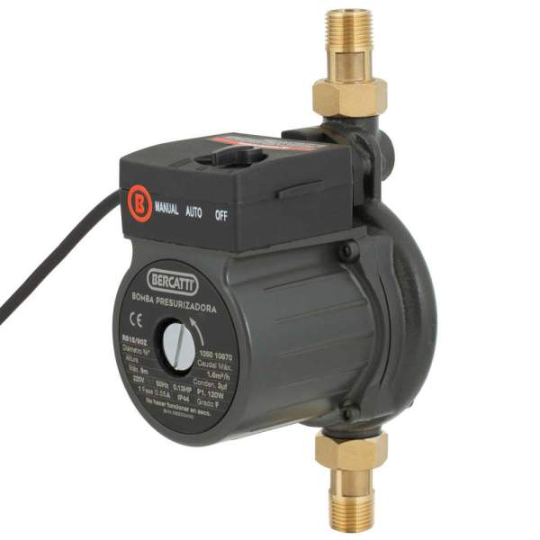 Bomba Superficie Presurizadora 120w Rs15/90-z Bercatti
