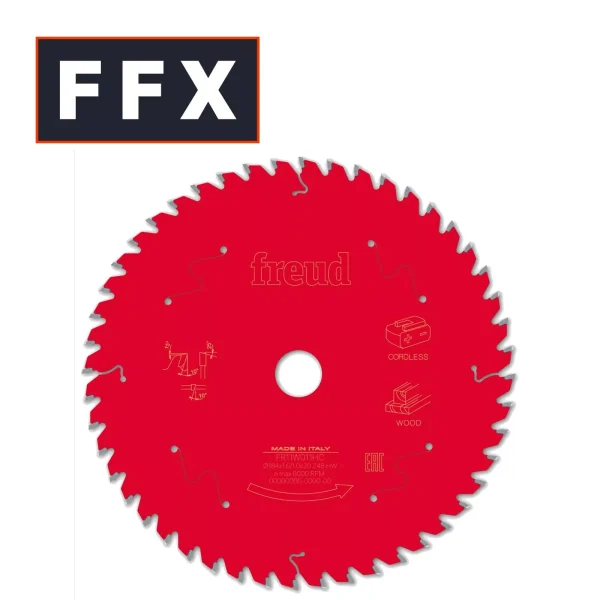 Disco de Corte para Sierra Circular 7.1/4″ (184mm) 48D FR11W011HC Freud