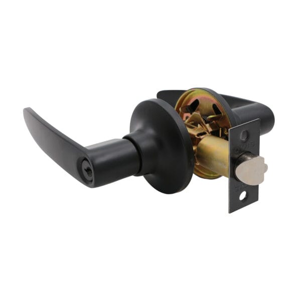 Cerradura P/Dormitorio Con Manilla Negro Odis