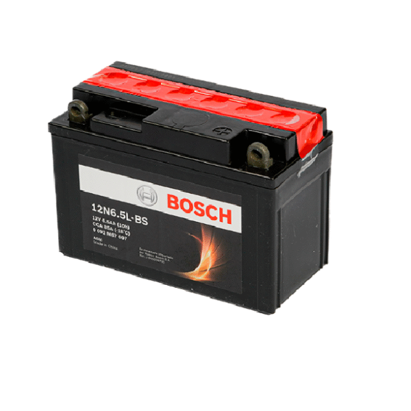 Bateria de Moto AGM 6,5Ah M6 12V 85CCA 12N6.5L-BS Bosch