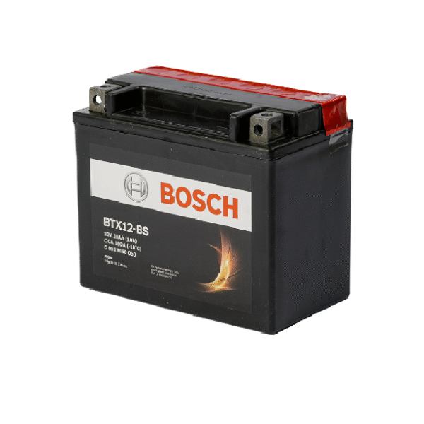 Bateria de Moto AGM 10Ah M6 12V 180CCA YTX12 Bosch