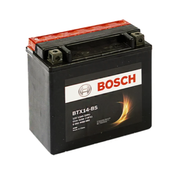 Bateria de Moto AGM 12Ah M6 12V 210CCA 39BTX14 Bosch