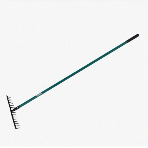 Rastrillo 16 Dientes Mango Fibra De Vidrio Grosver