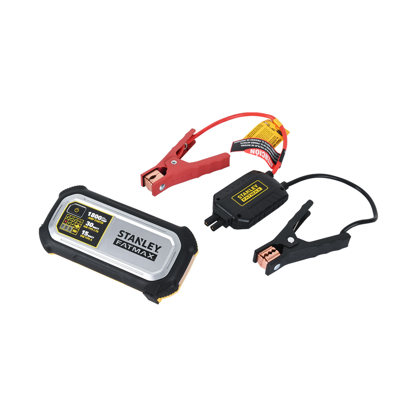 arrancador-de-bateria-stanley-fatmax-1800-amp Partidor de Batería 12V 1800amp Fatmax Stanley - Imagen 1