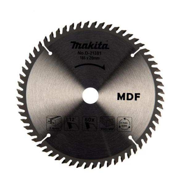 Disco de Corte para Sierra Circular 7.1/4″ 60D D-21381 Makita