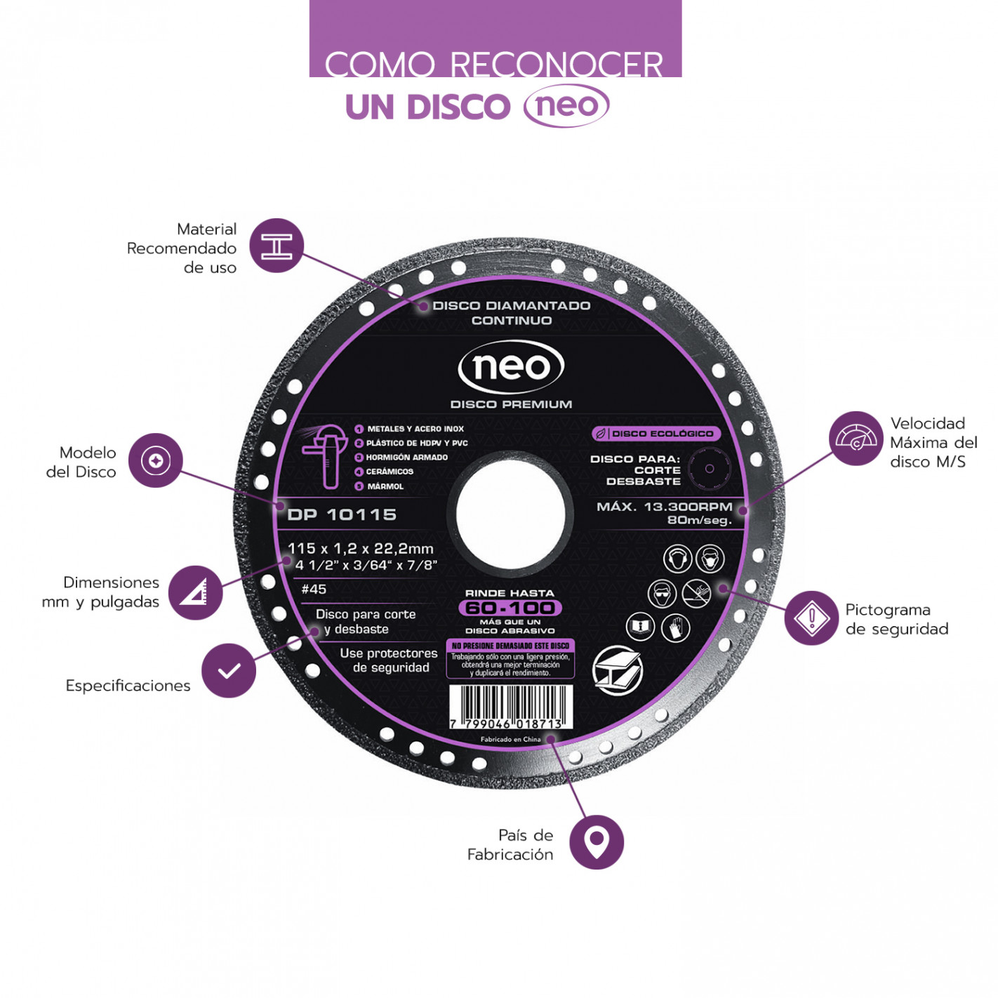 disco-4-1-2-diamantado-multipro-premium-dp-10115 (2) Disco diamantado 4 1/2" multiproposito premium dp 10115 Neo - Imagen 4