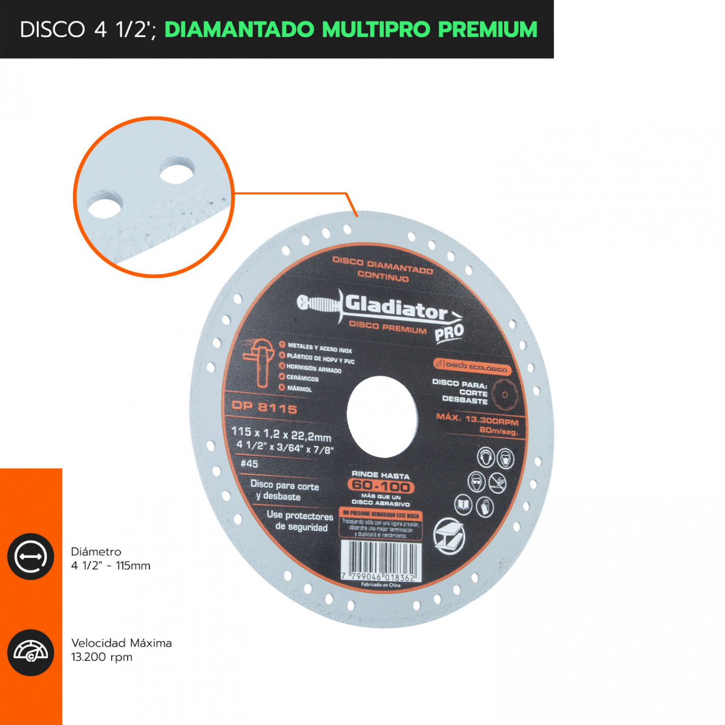 disco-4-1-2-multiproposito-premium-dp-8115 (2) Disco diamantado 4 1/2″ multiproposito premium dp 8115 Gladiator - Imagen 3