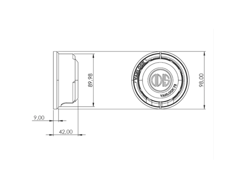 273-6 Candado Cerradura Vanlock Compacto 273 Odis - Imagen 2
